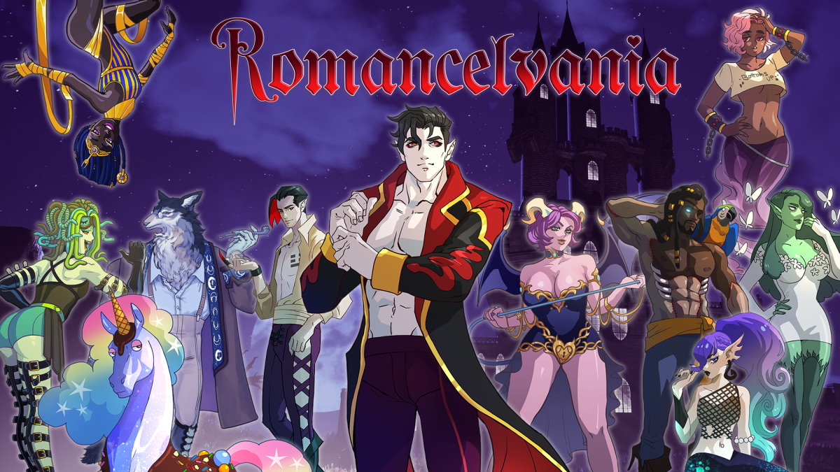 The cast of Romancelvania